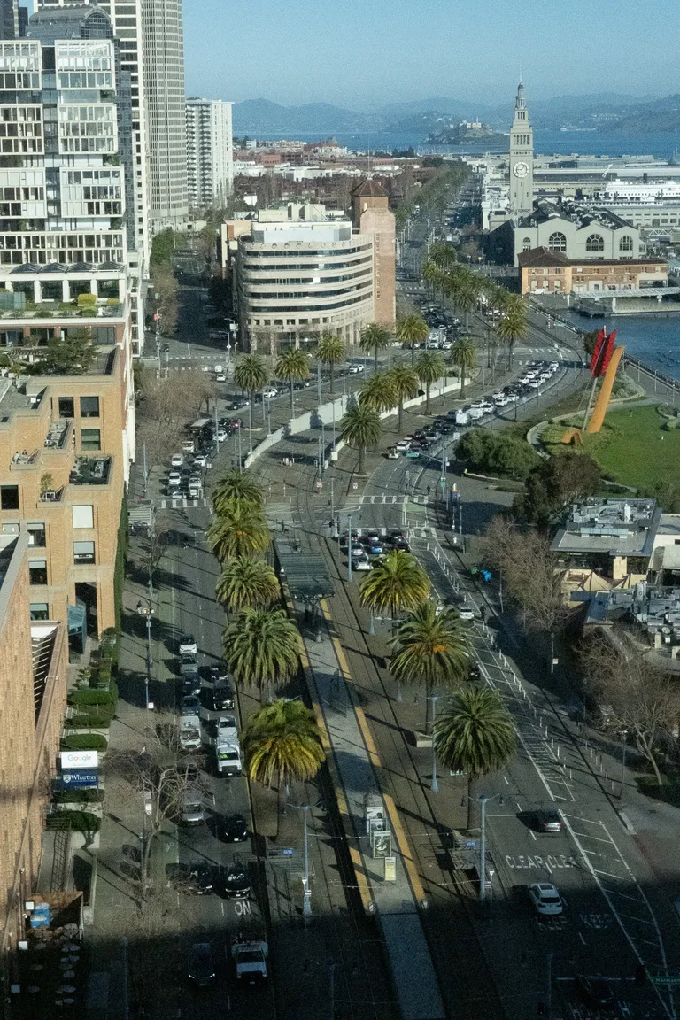 The Embarcadero from the Bay Bridge