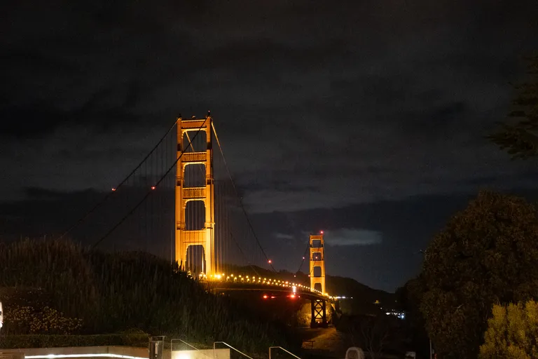 The understructure of the Golden Gate Bridge