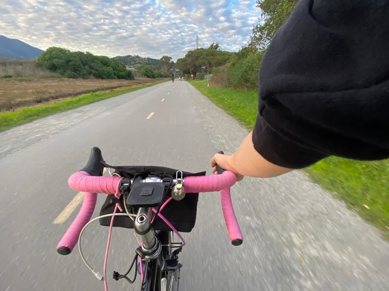 Cockpit action shot