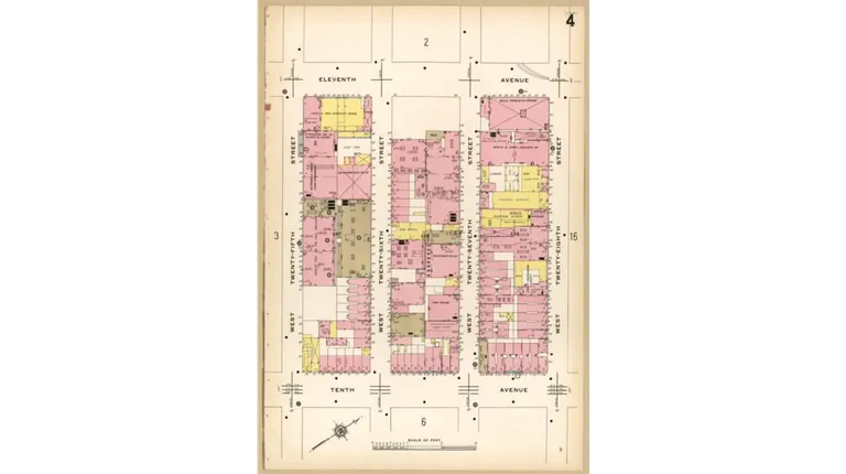 A Sanborn map of Manhattan